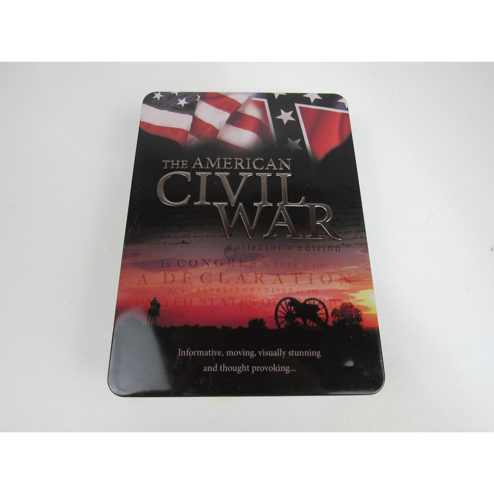 The American Civil War Collectors Edition 5-Disc DVD Set in Metal Tin Case